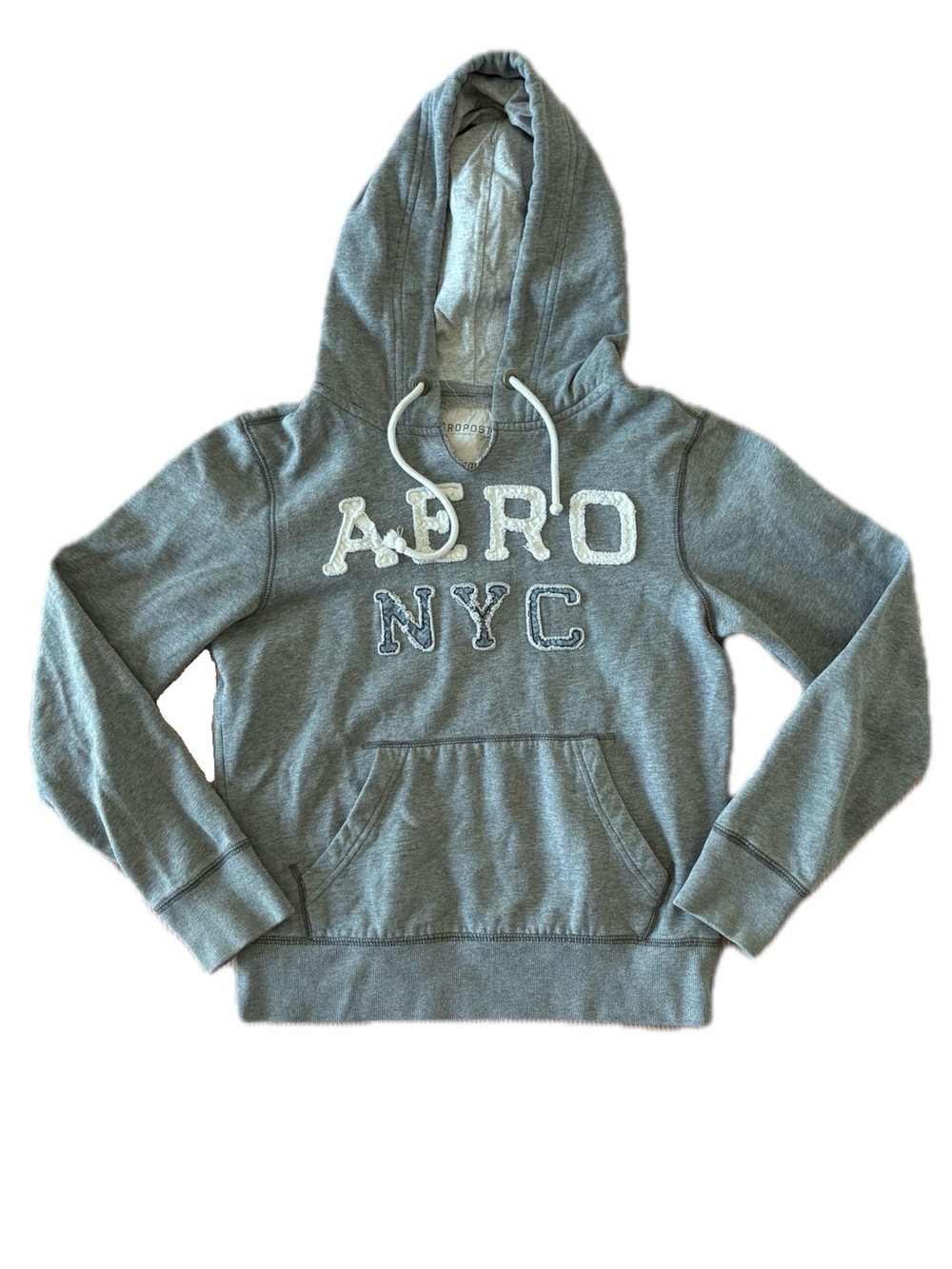 Y2k Aeropostale grey hoodie #200